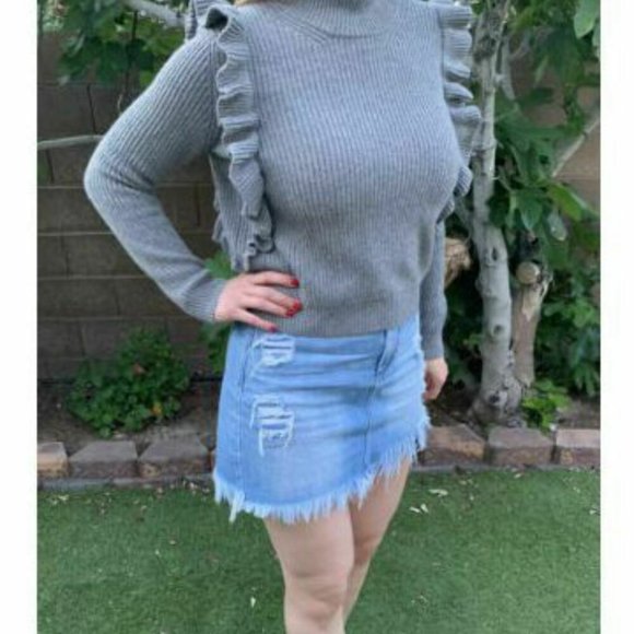 BEBE Turtleneck Sweater Top TUNIC BLOUSE, SIZE S/M - Picture 6 of 6